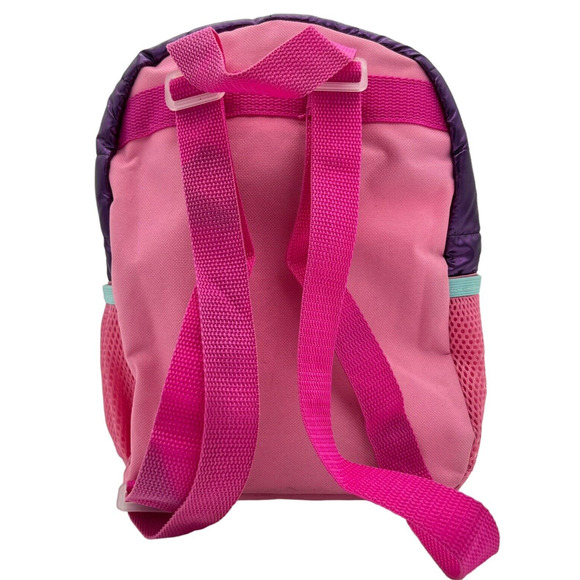 Bio World Disney Princesses Mini Backpack Quilted Squares Purple Pink RARE - Picture 4 of 10